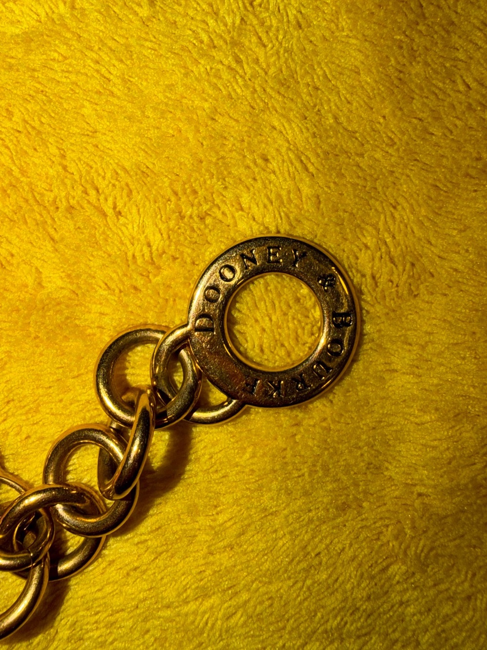 Dooney & Bourke Gold-Tone Charm Bracelet with Pink, Orange & Blue Enamel - Picture 5 of 5